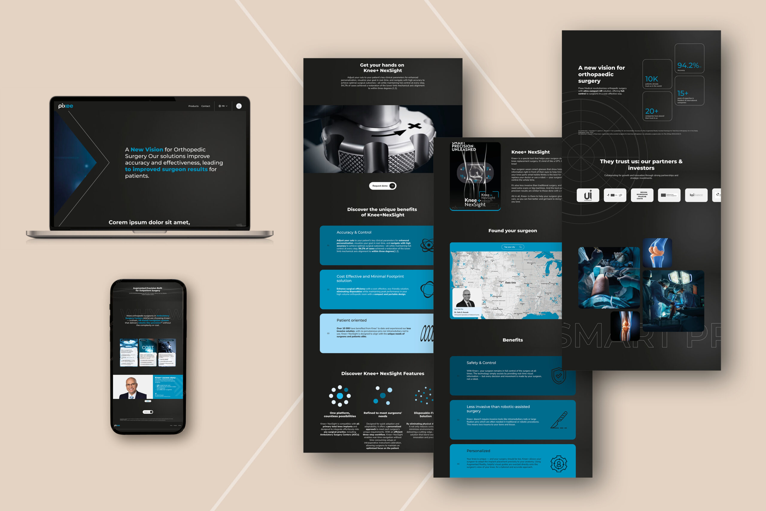 Création du site internet WordPress de Pixee